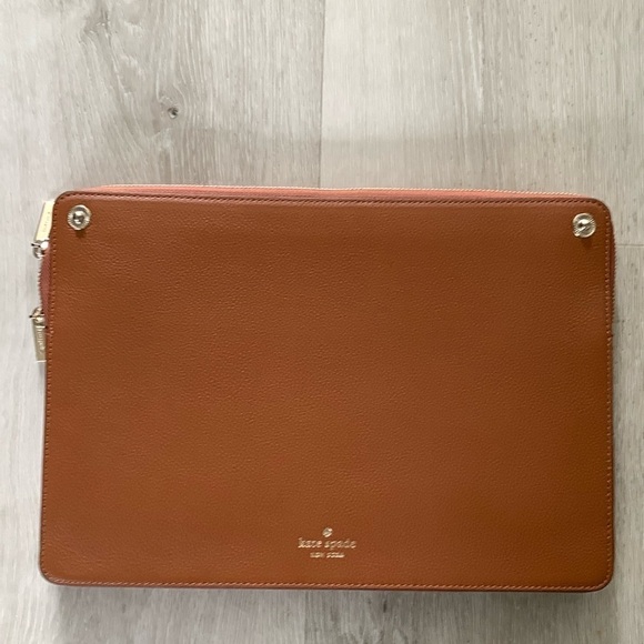 Kate Spade Brim Laptop for Tote Bag camel tan - Picture 1 of 10